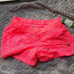 Lilly Pulitzer Claudette short Cora reef scalloped